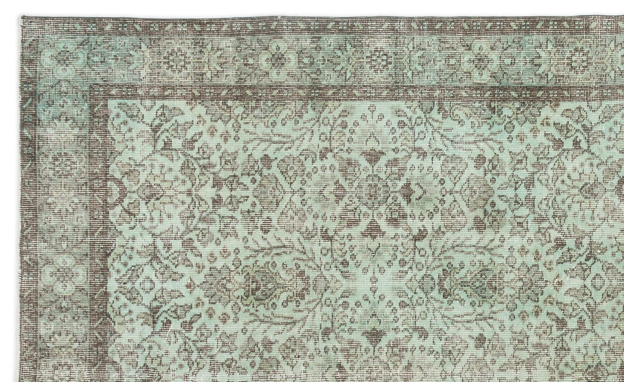 Atina 16572 Beige Vintage Wool Handmade Area Rug 5'10" x 9'5"