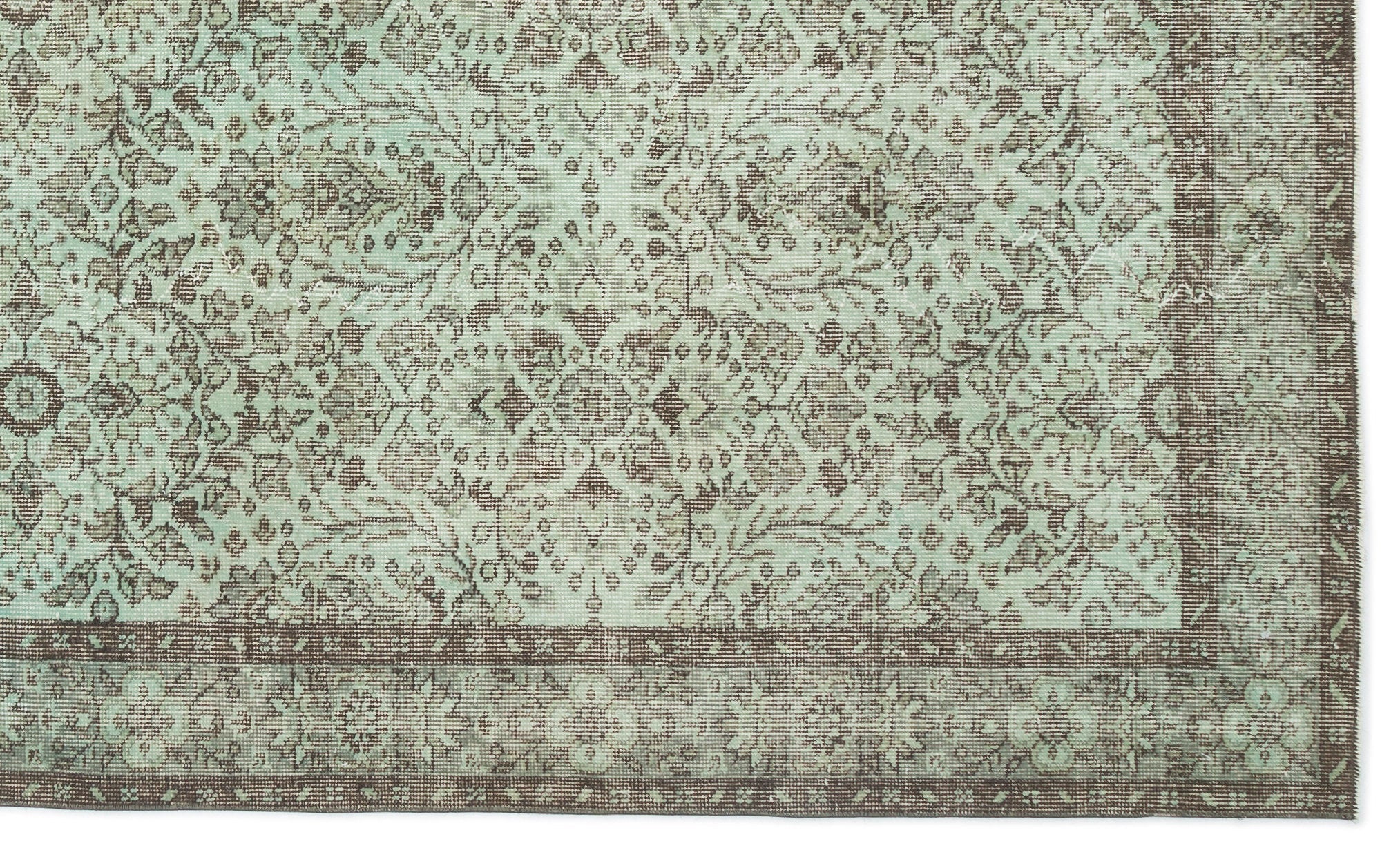 Atina 16572 Beige Vintage Wool Handmade Area Rug 5'10" x 9'5"