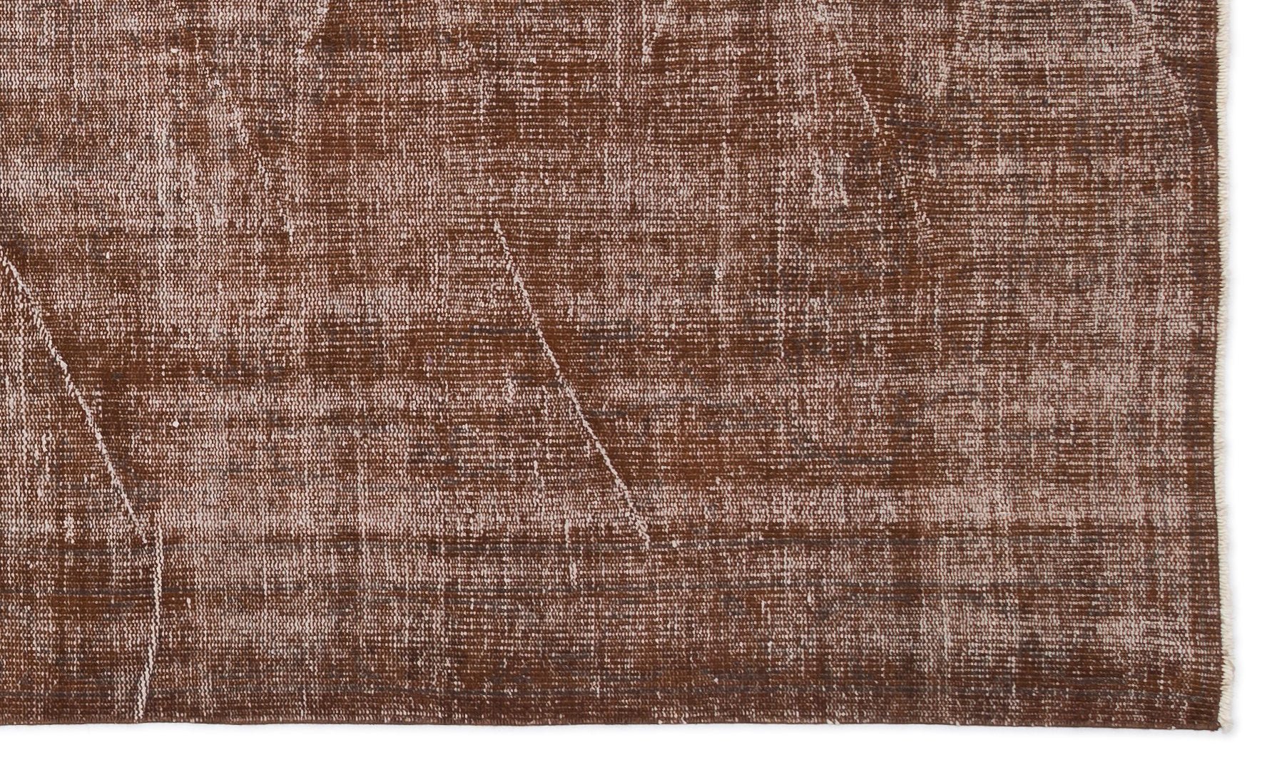 Atina 16685 Brown Vintage Wool Handmade Area Rug 4'11" x 8'3"