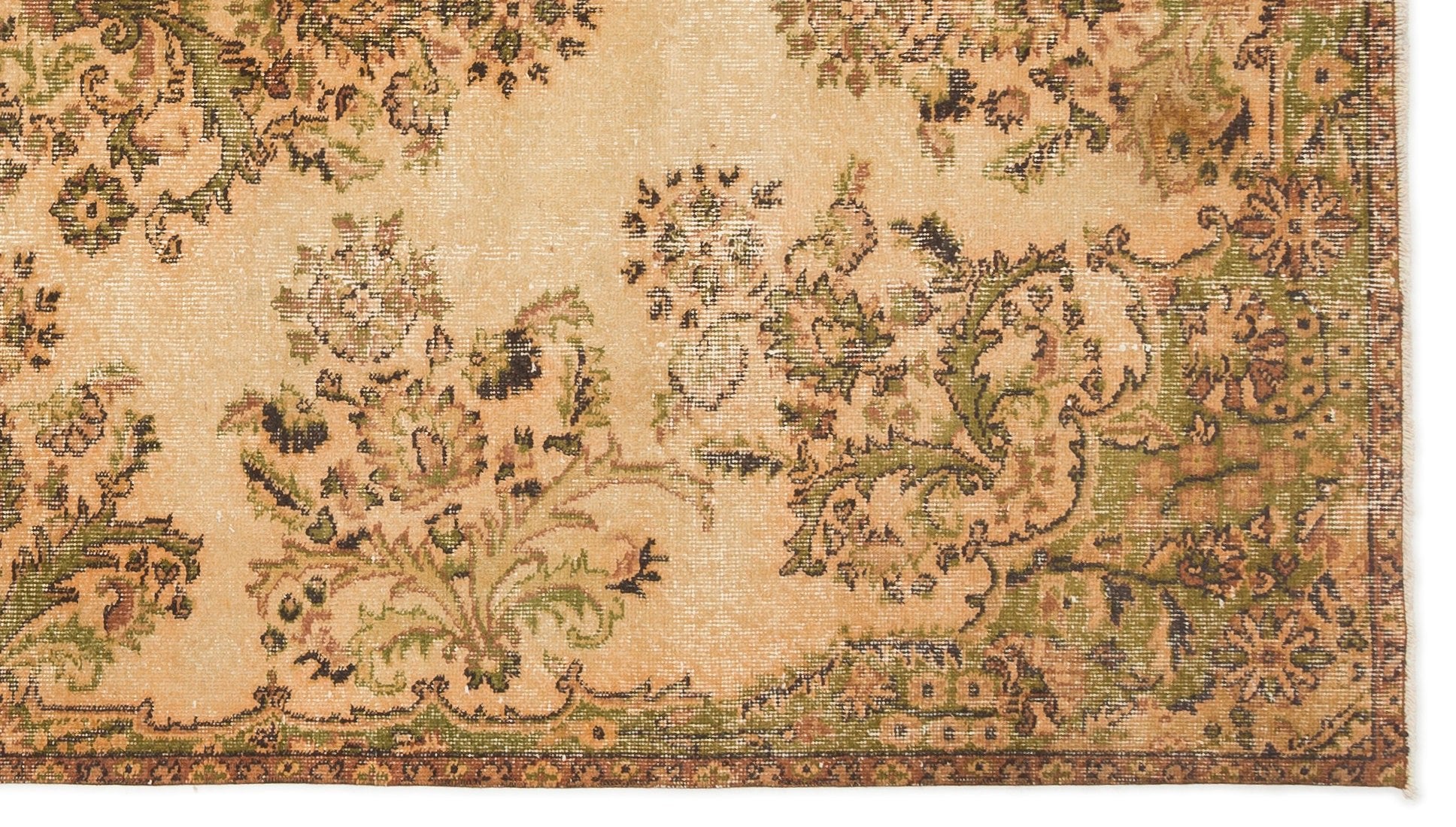 Atina 16873 Beige Vintage Wool Handmade Area Rug 5'0" x 9'2"