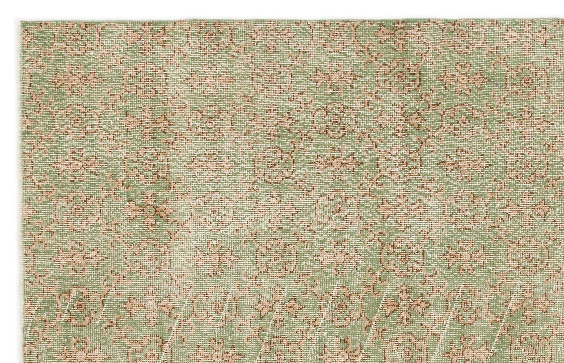 Atina 17018 Beige Vintage Wool Handmade Area Rug 5'6" x 8'8"