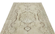 Atina 17405 Beige Vintage Wool Handmade Area Rug 4'11" x 9'0"