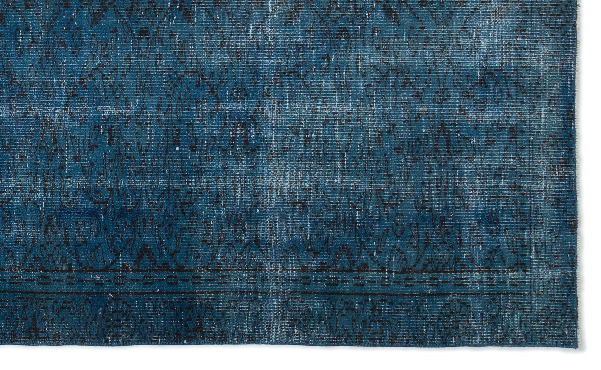 Atina 17801 Turquoise Vintage Wool Handmade Area Rug 5'10" x 8'2"