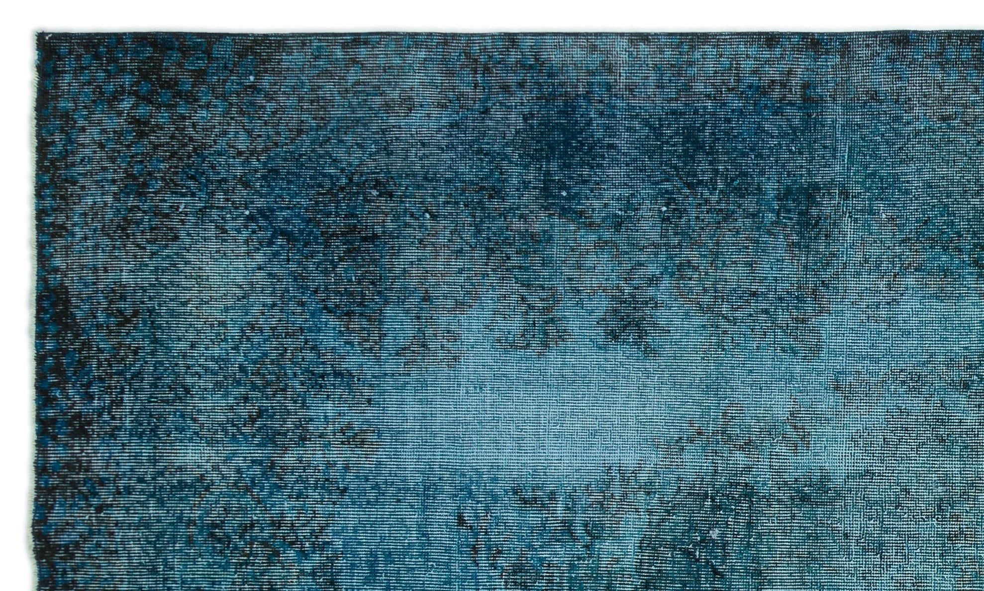 Atina 17817 Turquoise Vintage Wool Handmade Area Rug 5'6" x 9'3"