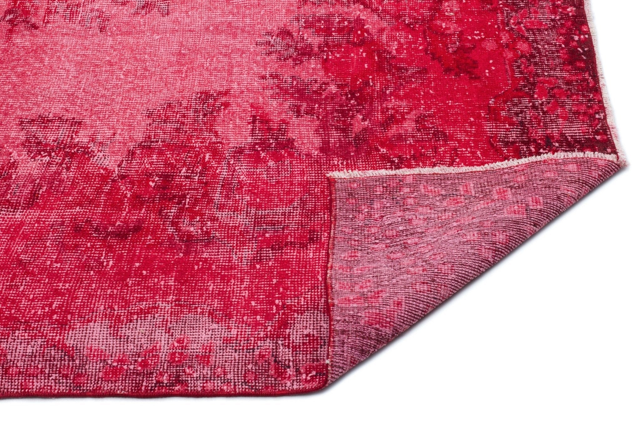 Atina 18033 Red Vintage Wool Handmade Area Rug 5'5" x 8'10"