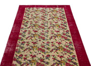 Atina 18543 Beige Vintage Wool Handmade Area Rug 3'9" x 6'11"