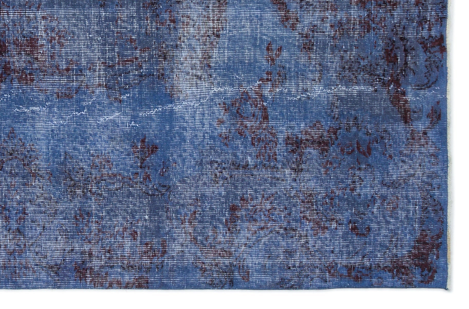 Atina 18764 Blue Vintage Wool Handmade Area Rug 5'5" x 8'6"