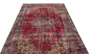 Atina 18814 Red Vintage Wool Handmade Area Rug 5'5" x 8'11"