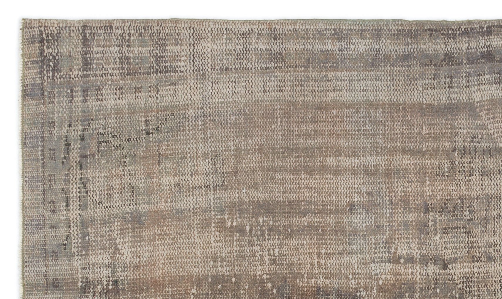 Atina 18958 Brown Vintage Wool Handmade Area Rug 4'5" x 7'8"