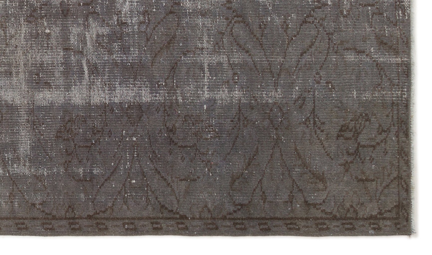 Atina 19034 Brown Vintage Wool Handmade Area Rug 4'5" x 7'8"