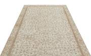 Atina 19137 Beige Vintage Wool Handmade Area Rug 5'7" x 9'3"