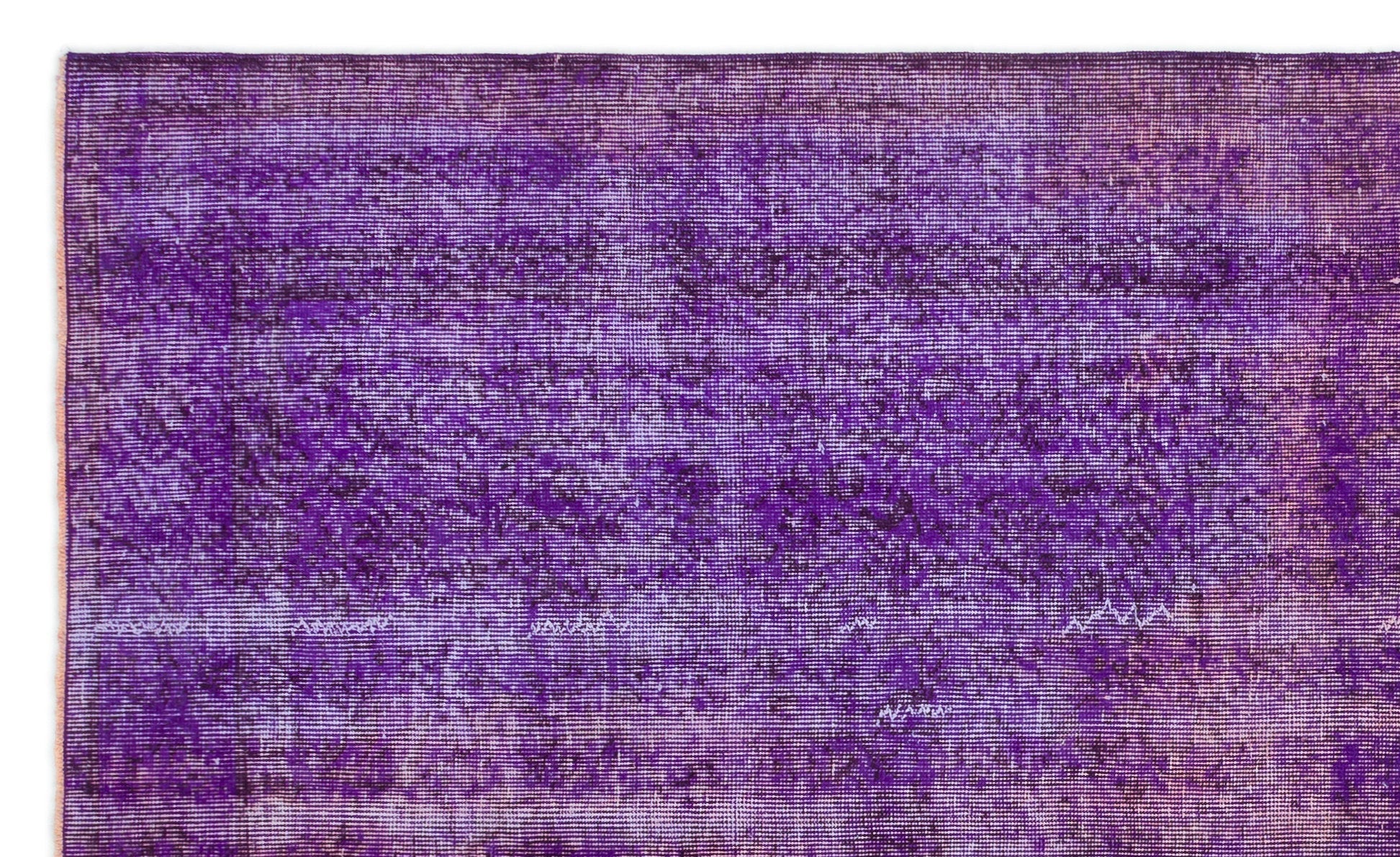 Atina 19495 Purple Vintage Wool Handmade Area Rug 5'5" x 8'11"