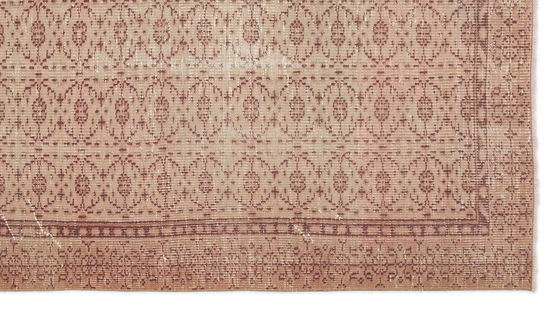 Atina 20159 Beige Vintage Wool Handmade Area Rug 4'10" x 8'8"