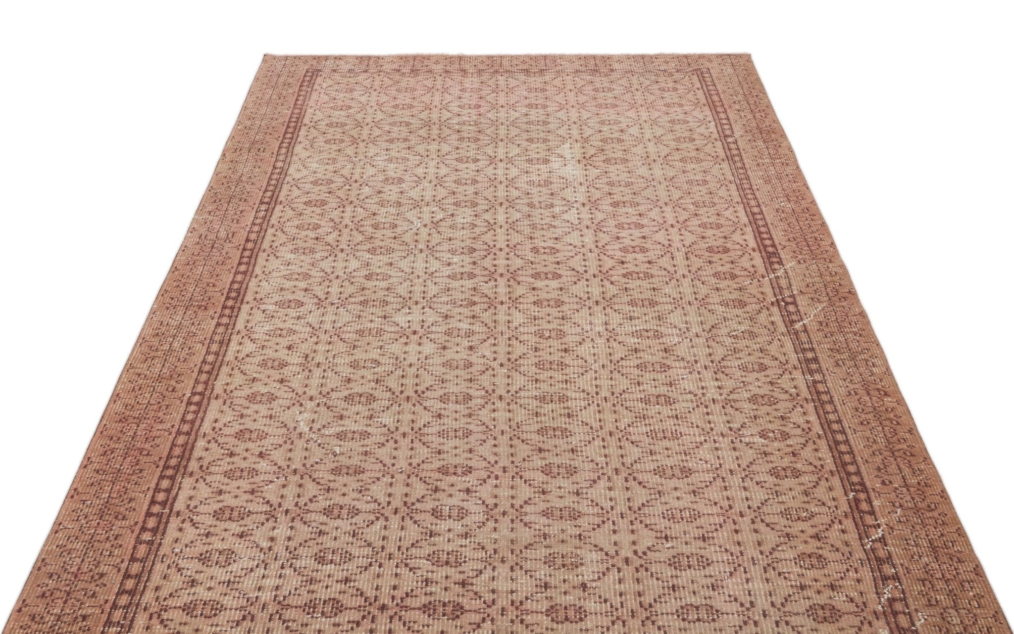 Atina 20159 Beige Vintage Wool Handmade Area Rug 4'10" x 8'8"