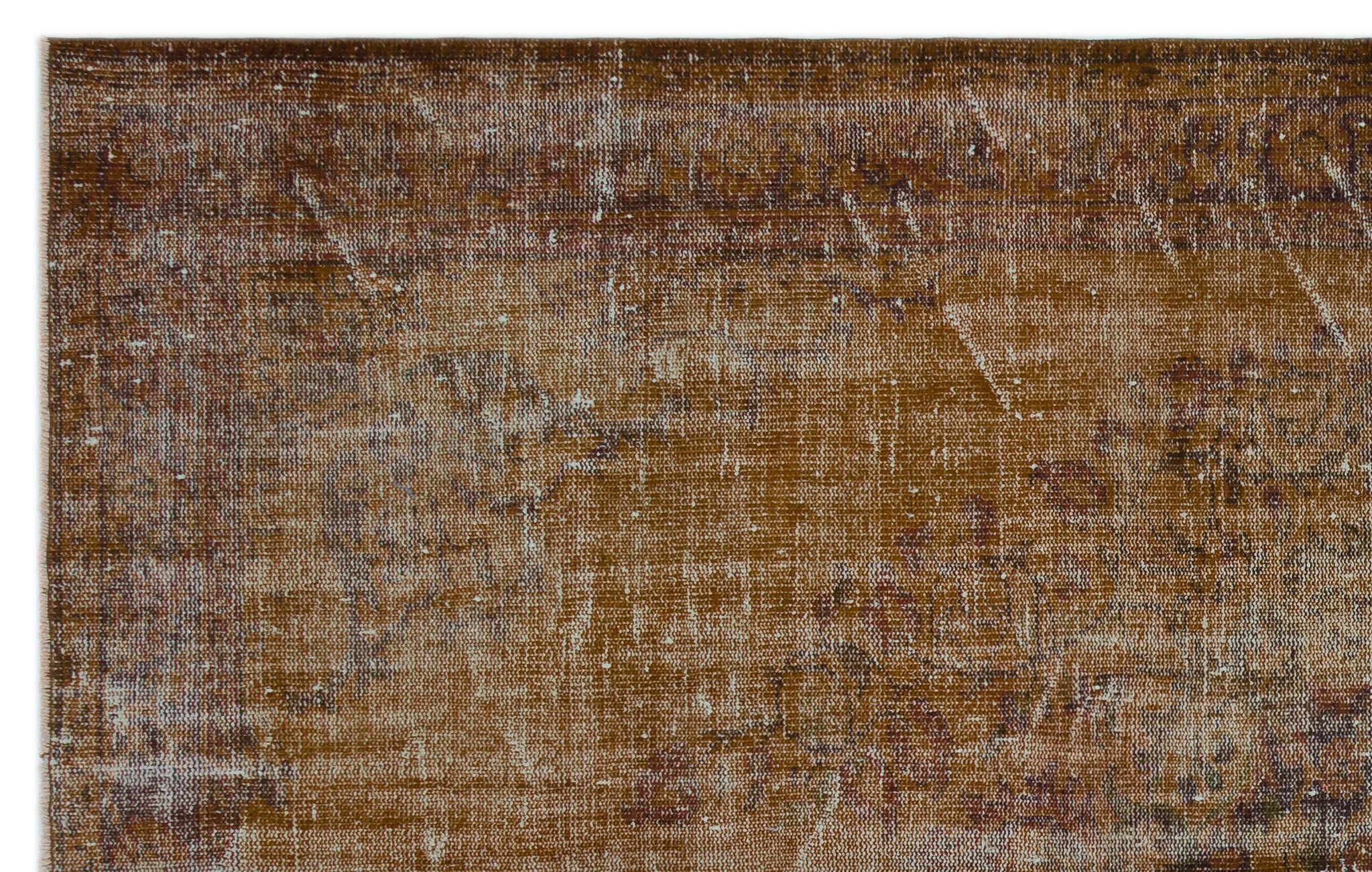 Atina 22616 Brown Vintage Wool Handmade Area Rug 6'0" x 9'5"