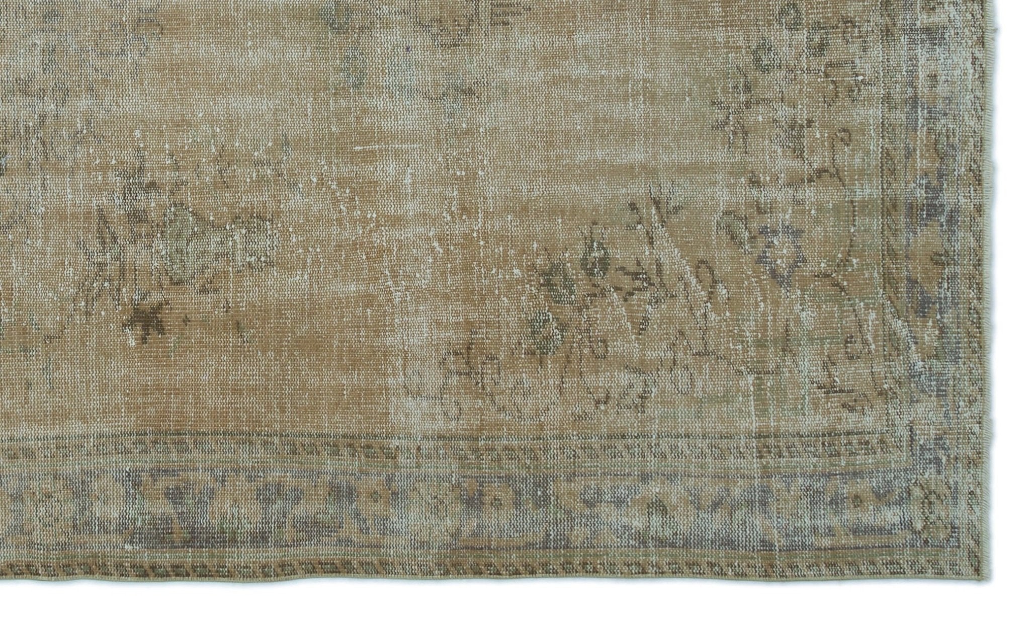 Atina 22782 Beige Vintage Wool Handmade Area Rug 5'8" x 9'7"