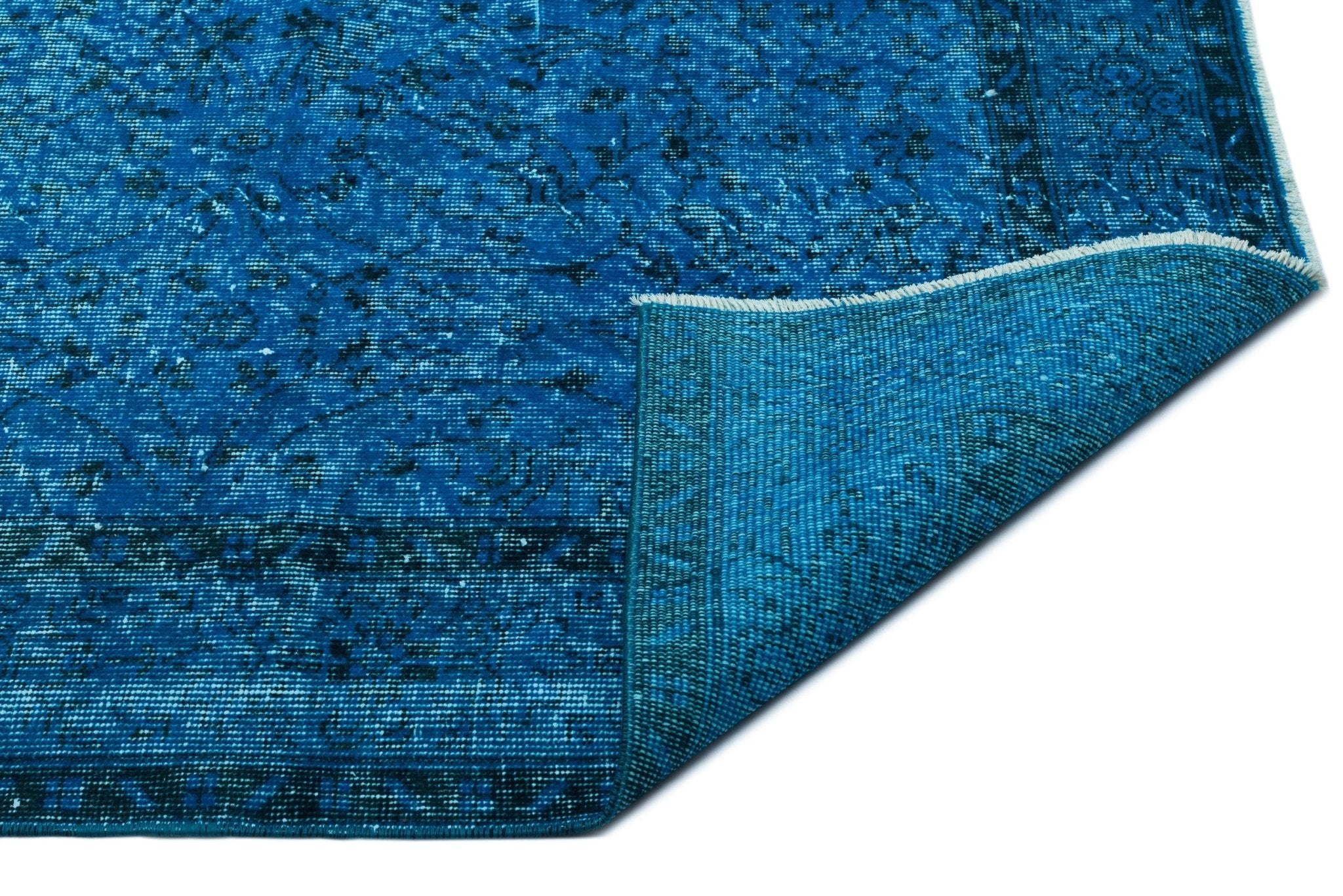 Atina 22795 Blue Vintage Wool Handmade Area Rug 6'0" x 9'0"
