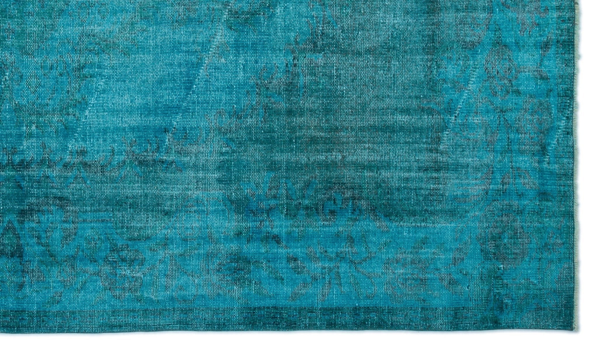 Atina 22813 Turquoise Vintage Wool Handmade Area Rug 5'9" x 9'9"