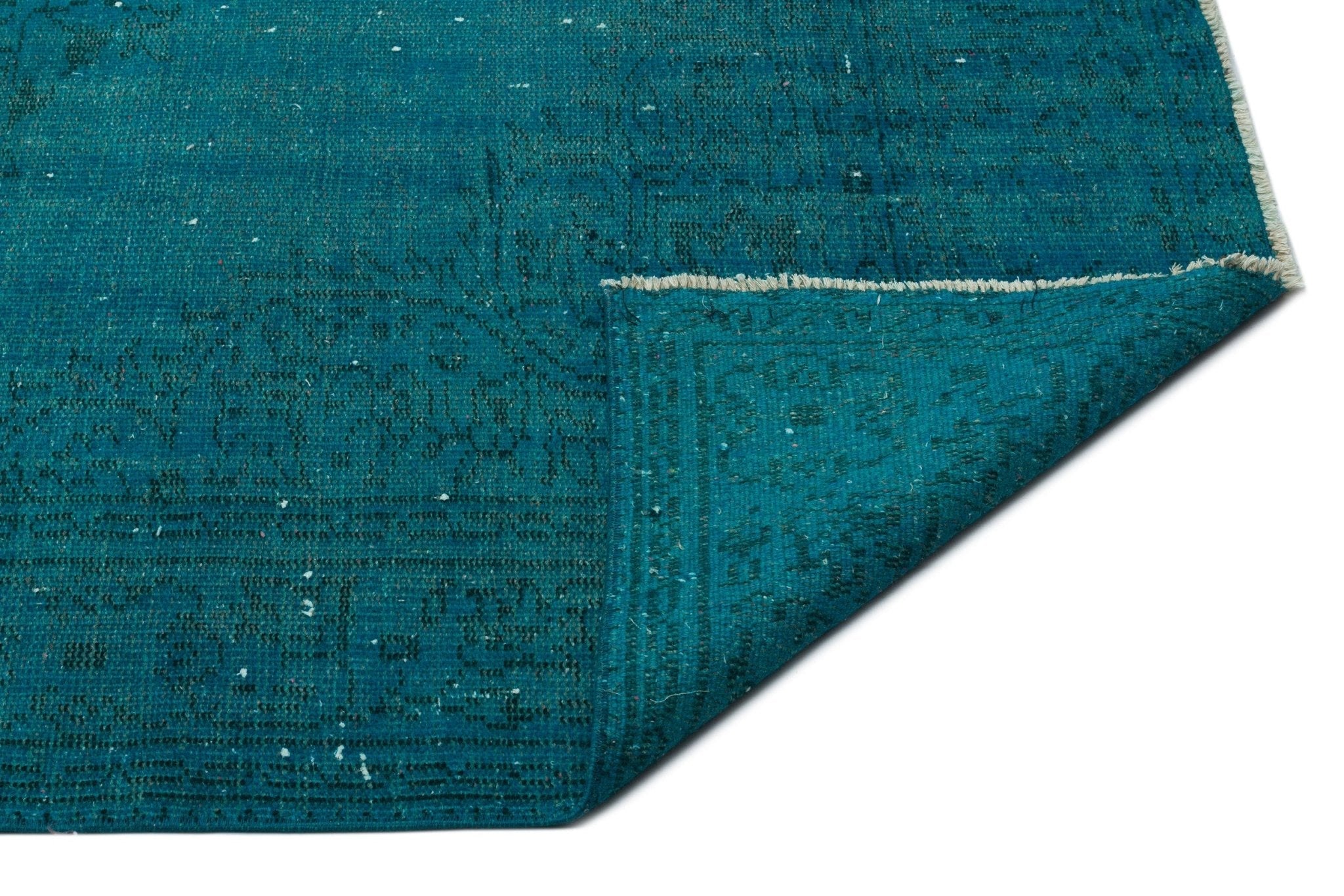 Atina 23070 Turquoise Vintage Wool Handmade Area Rug 6'0" x 10'1"