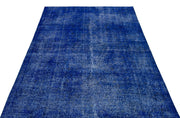 Atina 23176 Blue Vintage Wool Handmade Area Rug 5'3" x 8'10"