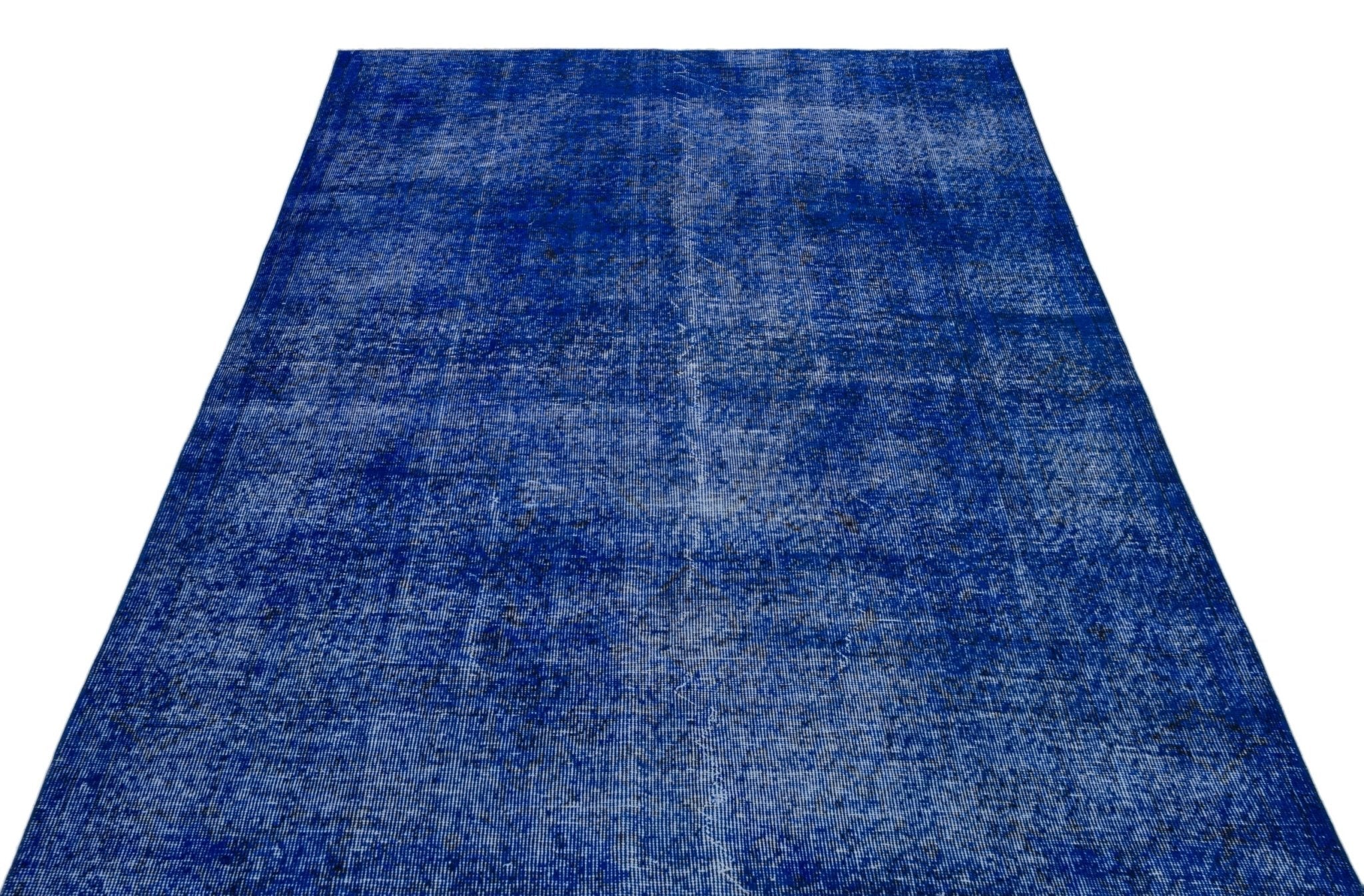 Atina 23176 Blue Vintage Wool Handmade Area Rug 5'3" x 8'10"