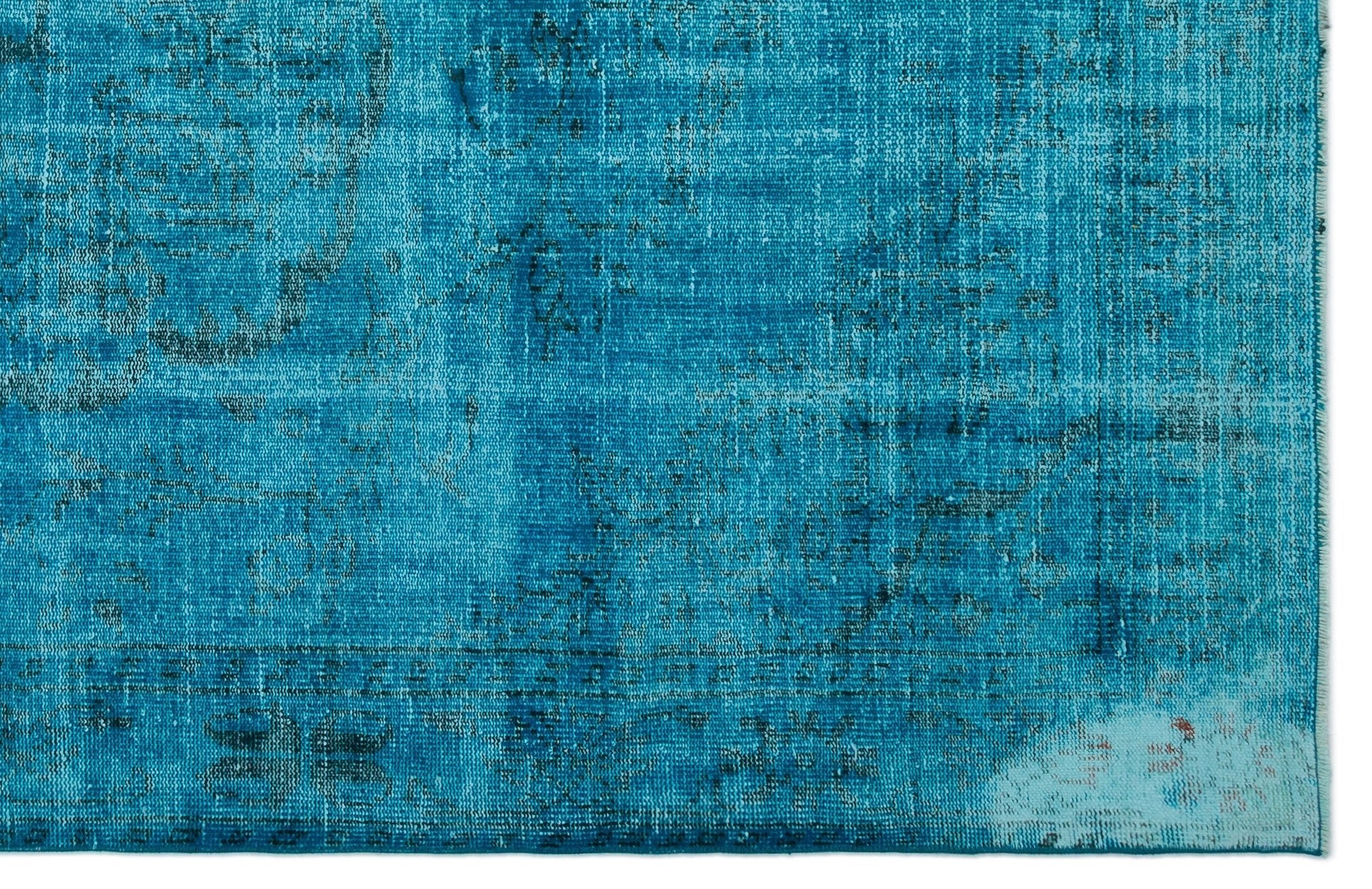 Atina 23202 Turquoise Vintage Wool Handmade Area Rug 6'0" x 9'3"