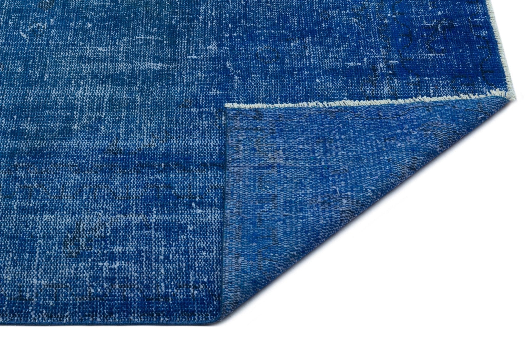 Atina 23460 Blue Vintage Wool Handmade Area Rug 6'0" x 9'1"