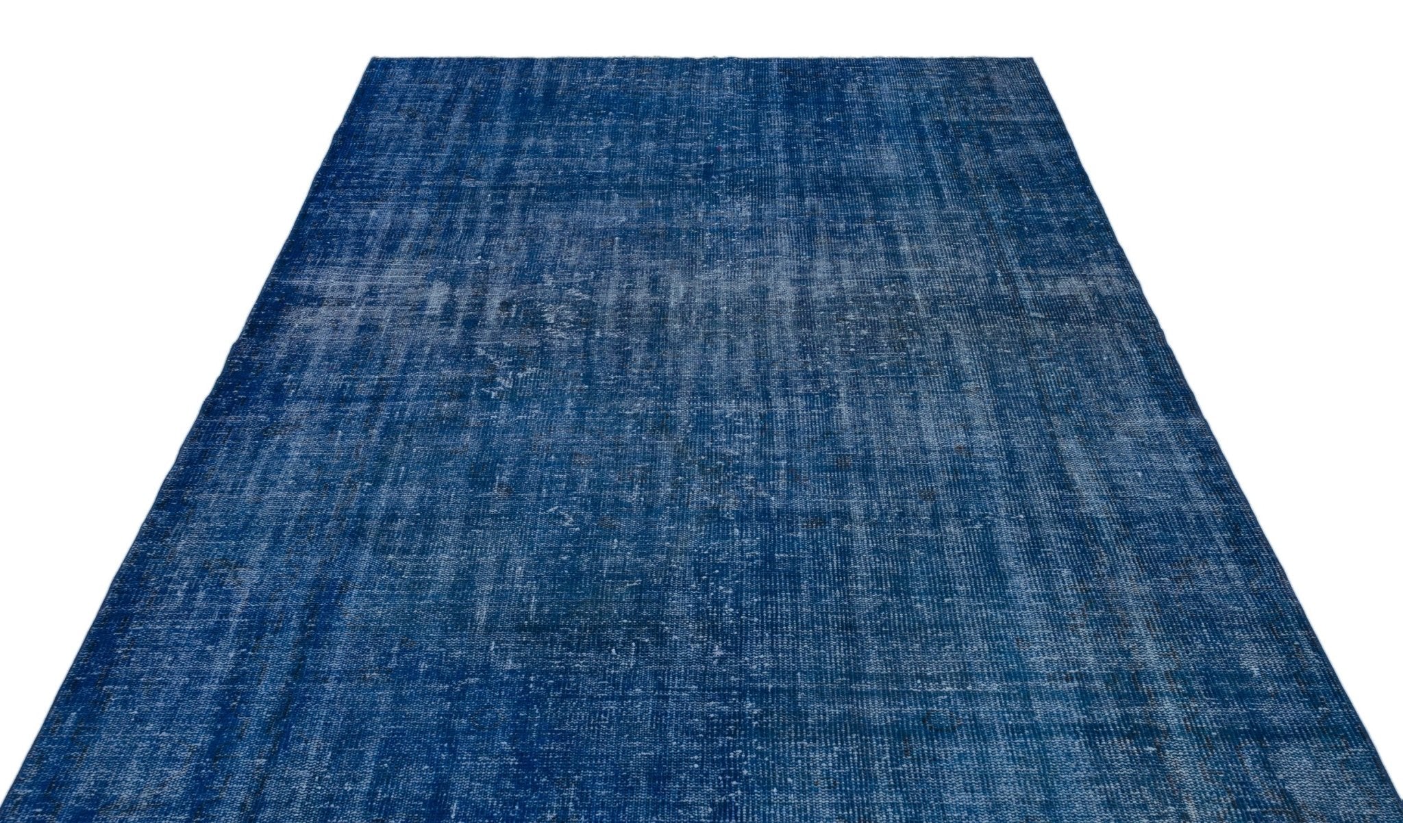 Atina 23460 Blue Vintage Wool Handmade Area Rug 6'0" x 9'1"