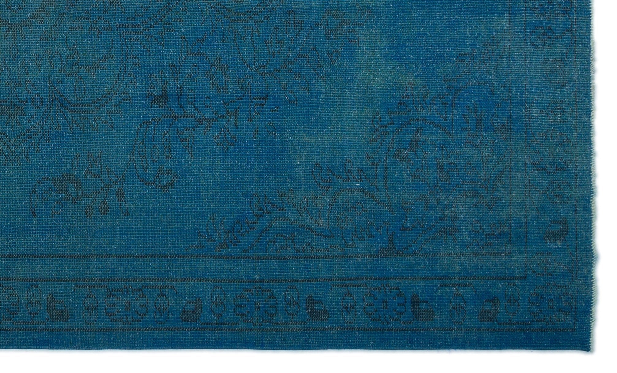 Atina 23498 Blue Vintage Wool Handmade Area Rug 5'7" x 9'4"