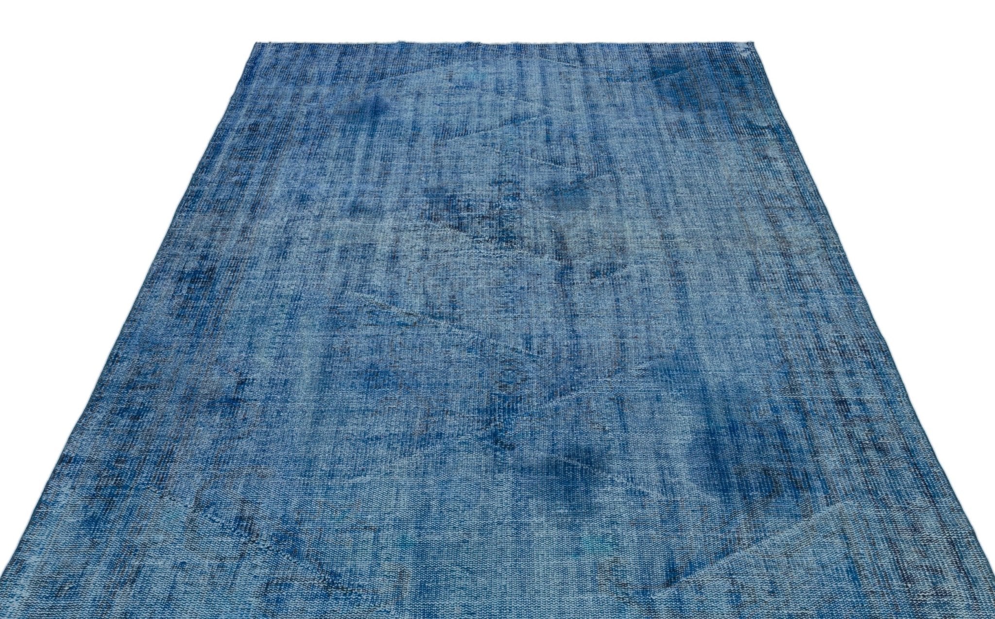 Atina 23499 Blue Vintage Wool Handmade Area Rug 5'10" x 8'11"
