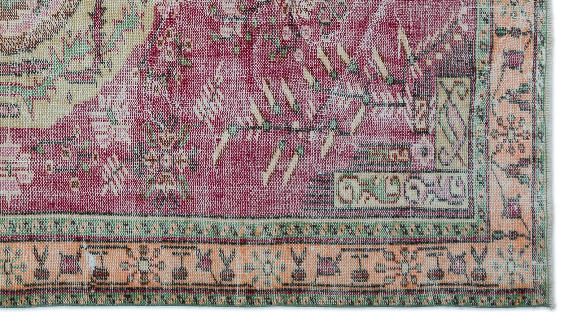 Atina 23562 Beige Vintage Wool Handmade Area Rug 4'10" x 8'7"