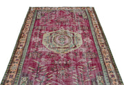 Atina 23562 Beige Vintage Wool Handmade Area Rug 4'10" x 8'7"