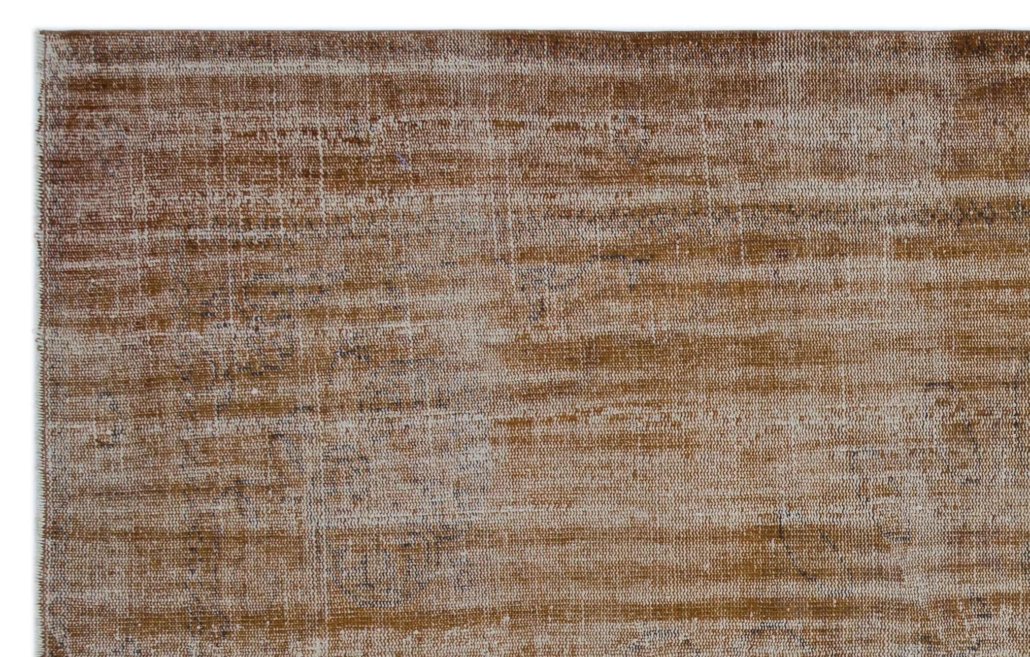 Atina 23703 Brown Vintage Wool Handmade Area Rug 6'0" x 9'5"