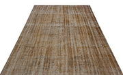 Atina 23703 Brown Vintage Wool Handmade Area Rug 6'0" x 9'5"