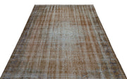 Atina 23741 Brown Vintage Wool Handmade Area Rug 5'9" x 9'10"