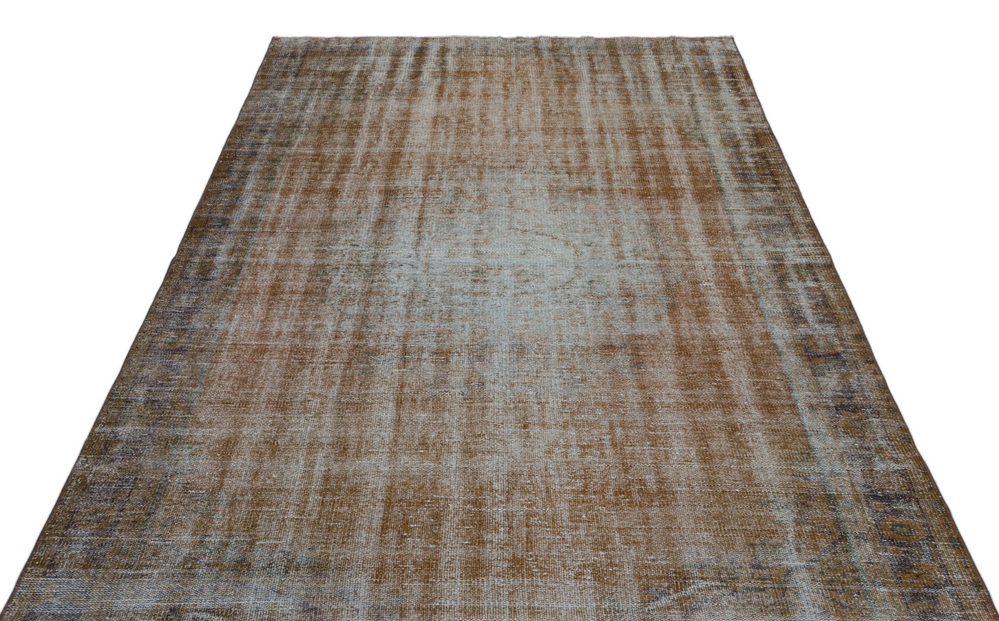 Atina 23741 Brown Vintage Wool Handmade Area Rug 5'9" x 9'10"