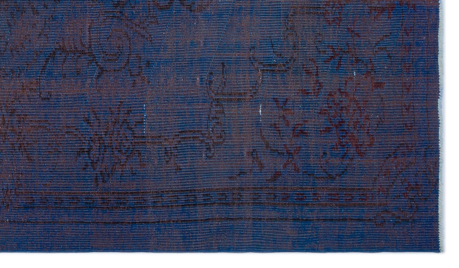 Atina 23766 Blue Vintage Wool Handmade Area Rug 4'10" x 8'7"