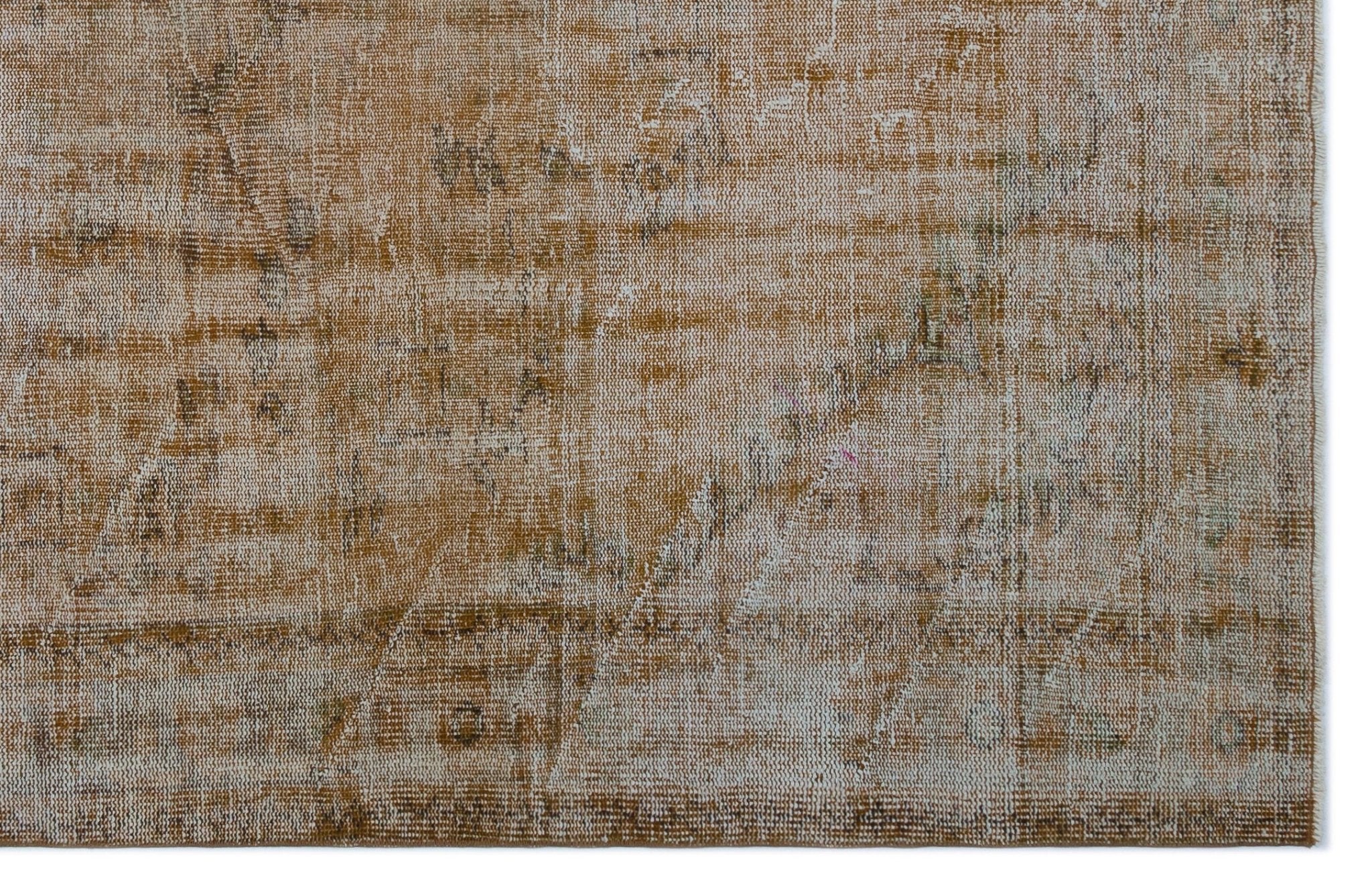 Atina 23809 Brown Vintage Wool Handmade Area Rug 6'2" x 9'6"