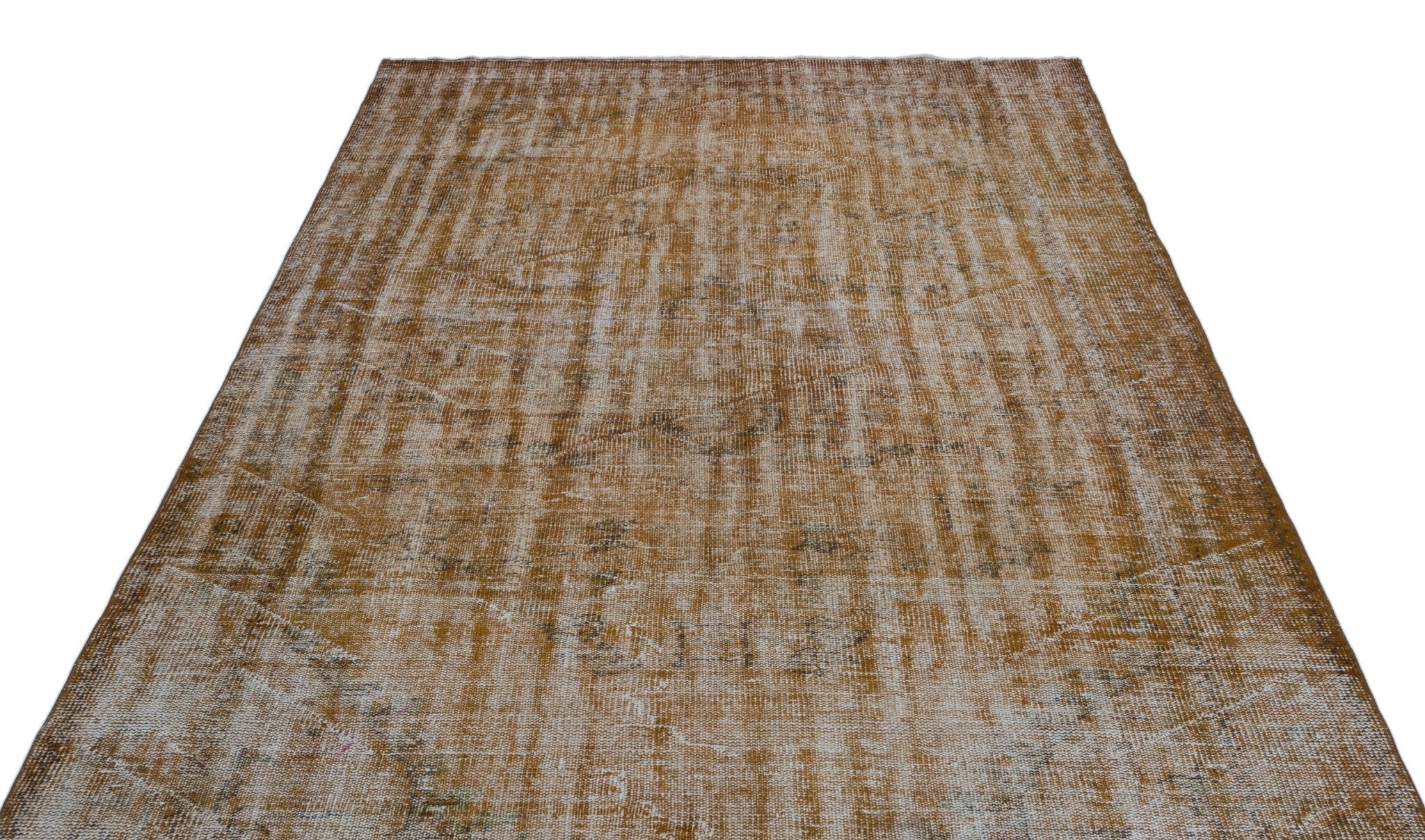 Atina 23809 Brown Vintage Wool Handmade Area Rug 6'2" x 9'6"