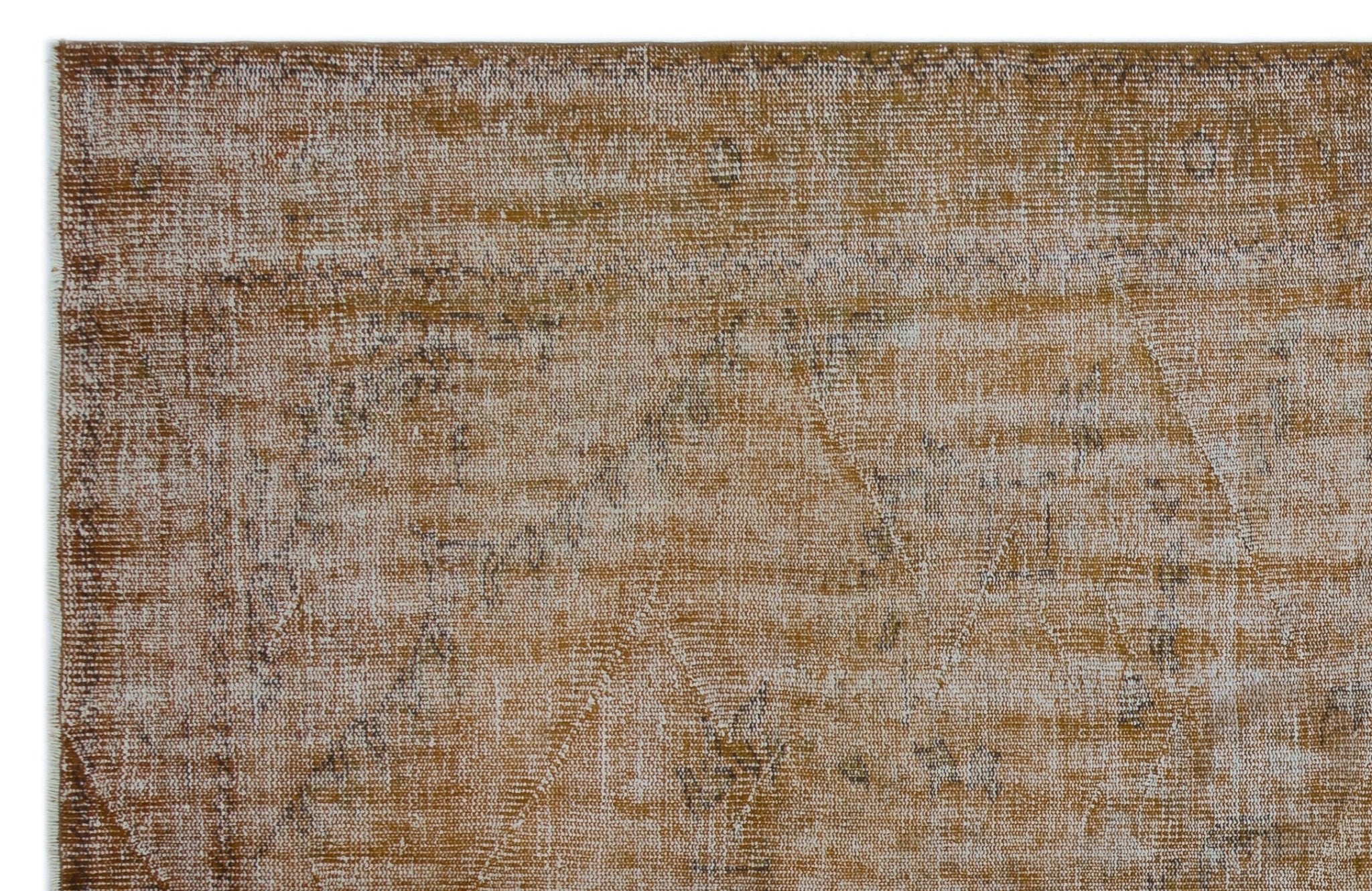 Atina 23809 Brown Vintage Wool Handmade Area Rug 6'2" x 9'6"
