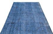 Atina 23881 Blue Vintage Wool Handmade Area Rug 5'3" x 8'10"