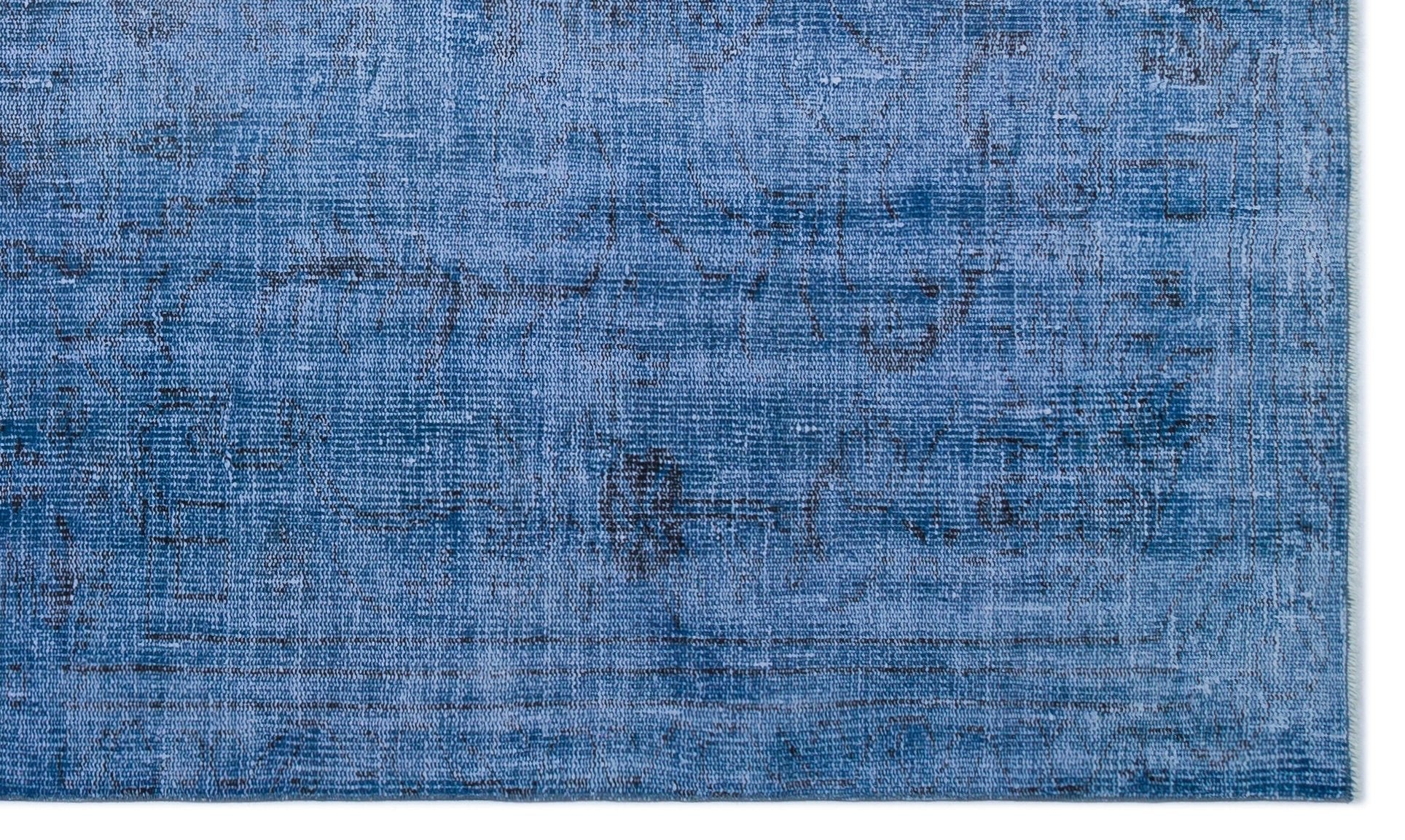 Atina 23881 Blue Vintage Wool Handmade Area Rug 5'3" x 8'10"