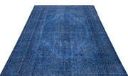 Atina 23883 Blue Vintage Wool Handmade Area Rug 5'6" x 9'5"