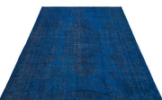 Atina 23903 Blue Vintage Wool Handmade Area Rug 5'6" x 8'10"