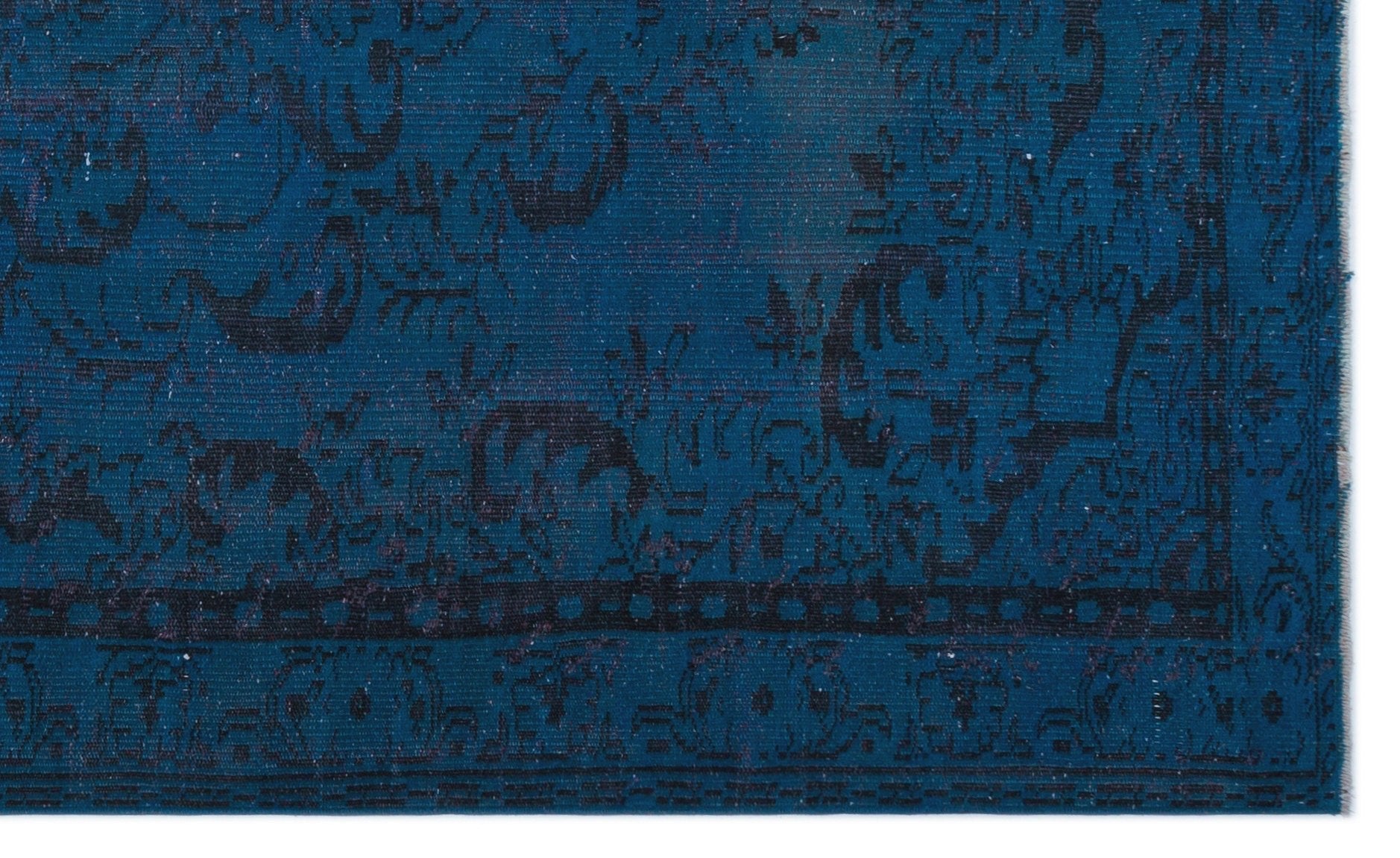 Atina 23904 Blue Vintage Wool Handmade Area Rug 5'4" x 8'10"