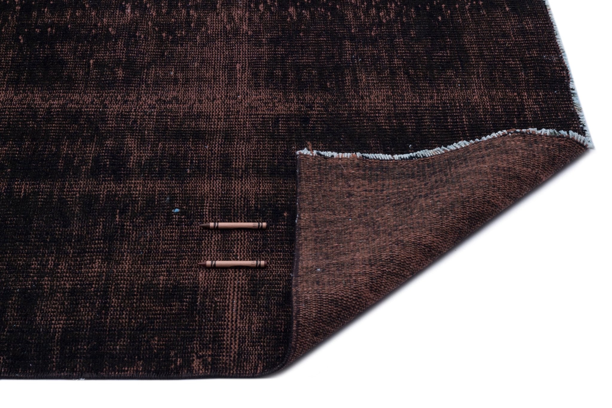 Atina 23945 Black Vintage Wool Handmade Area Rug 5'9" x 9'0"