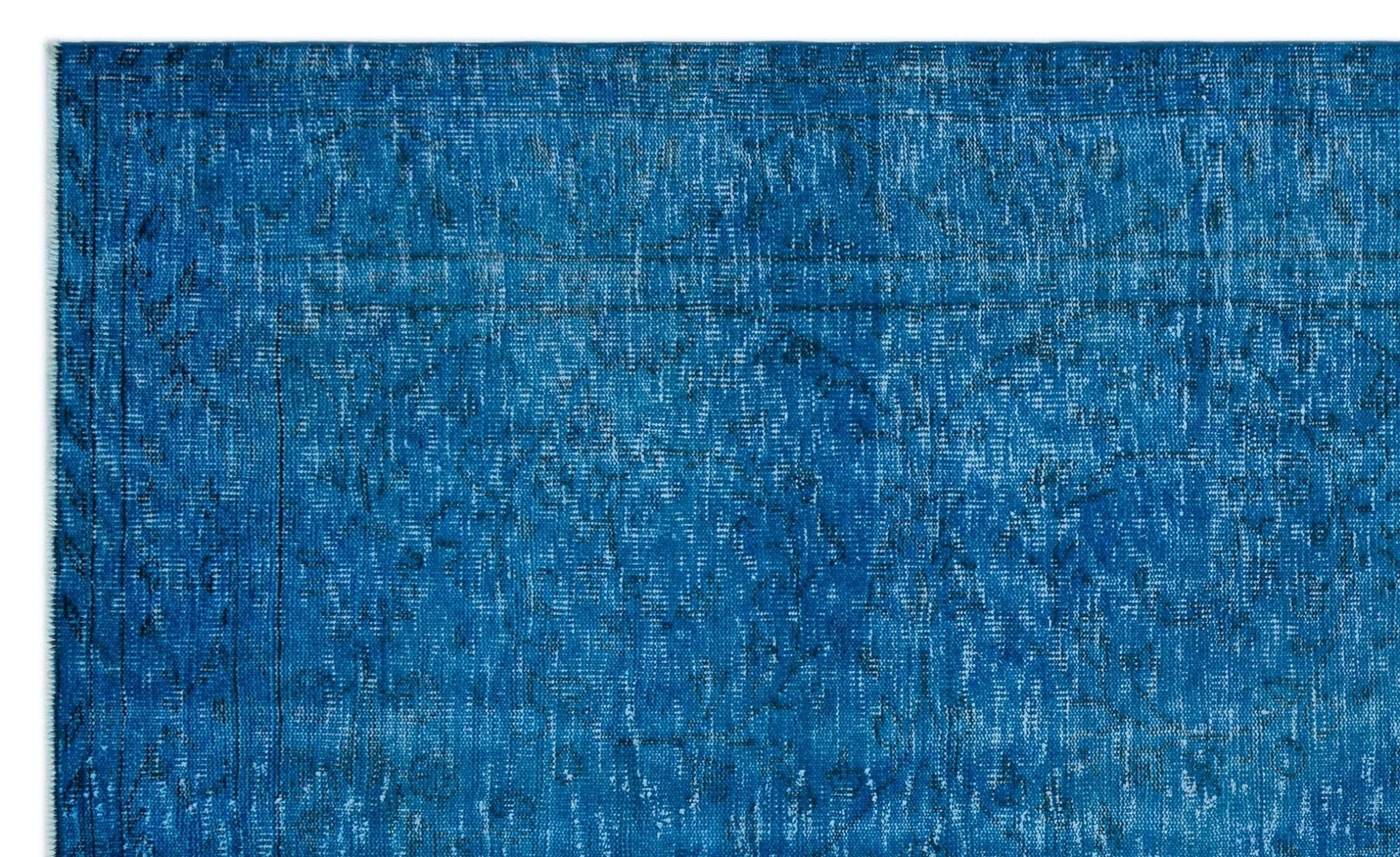 Atina 23980 Blue Vintage Wool Handmade Area Rug 5'11" x 9'9"