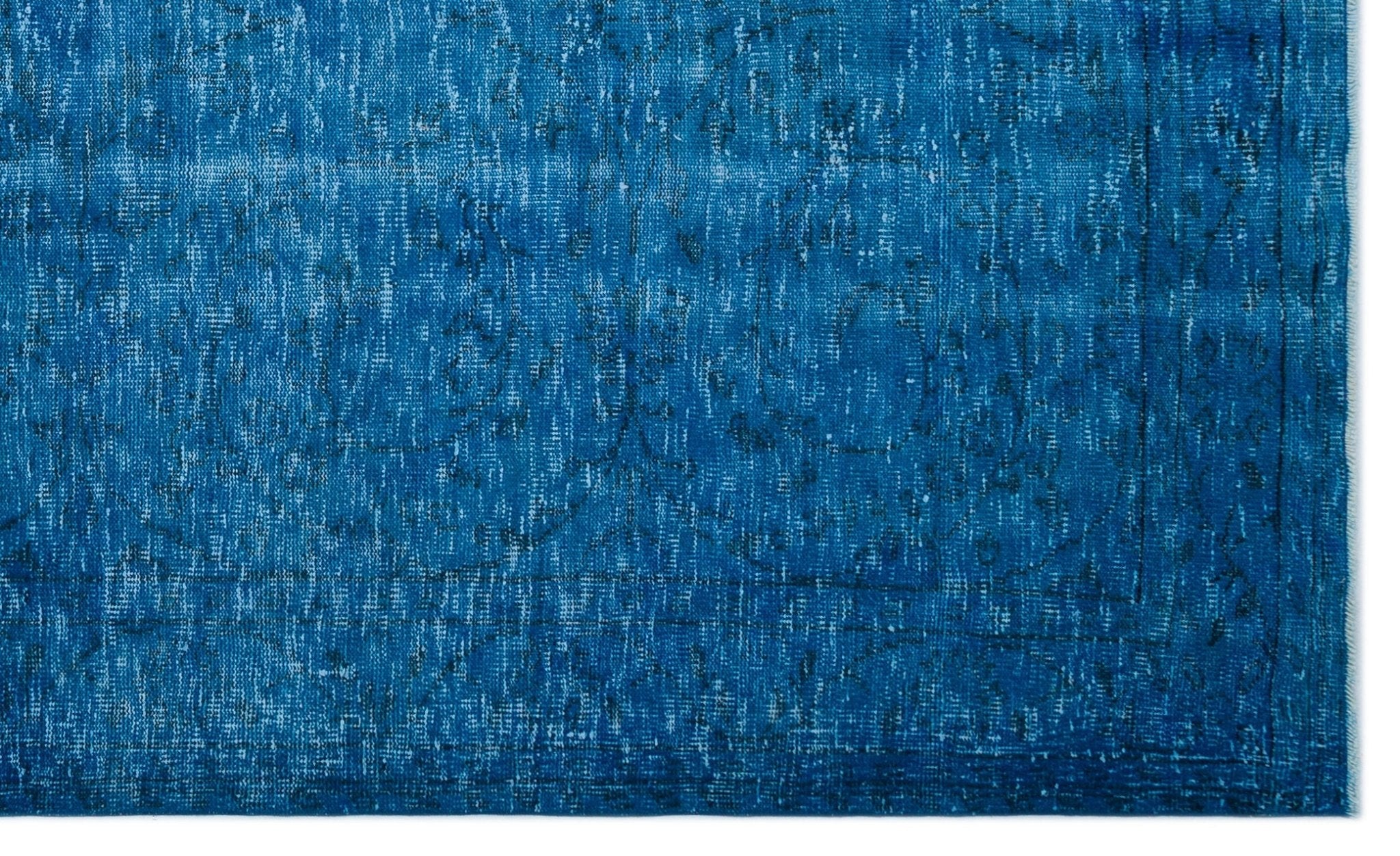 Atina 23980 Blue Vintage Wool Handmade Area Rug 5'11" x 9'9"
