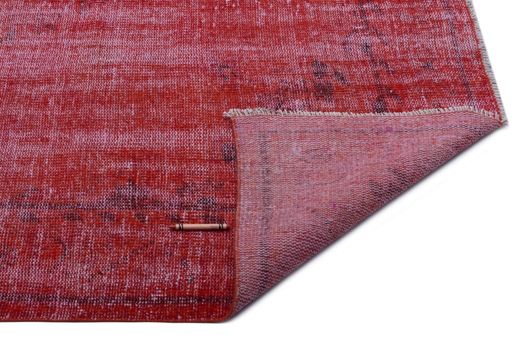 Atina 24138 Red Vintage Wool Handmade Area Rug 5'7" x 9'8"