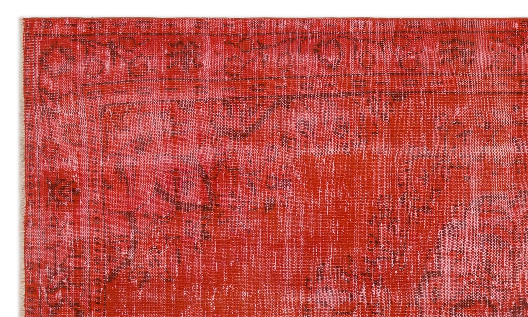 Atina 24410 Orange Vintage Wool Handmade Area Rug 5'0" x 8'5"